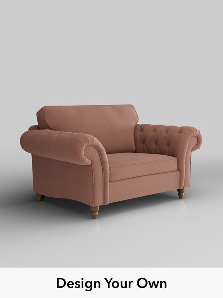 Relaxed Linen Look/Light Rust Brown Gosford Highback Ii Deep Sit (W41950) | £1,375