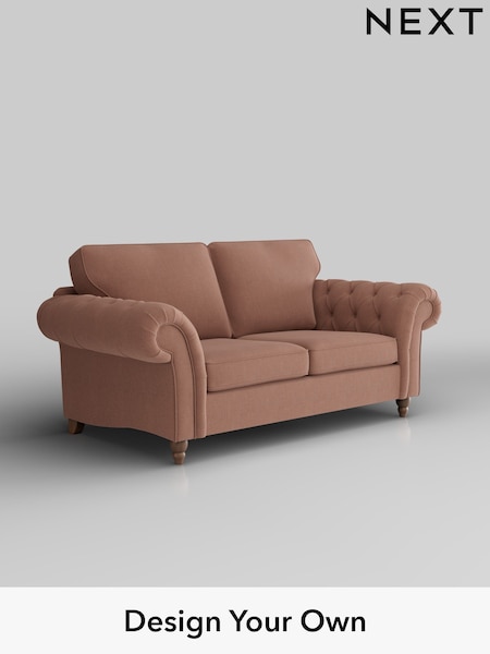 Relaxed Linen Look/Light Rust Brown Gosford Highback Ii Deep Sit (W41950) | £1,525