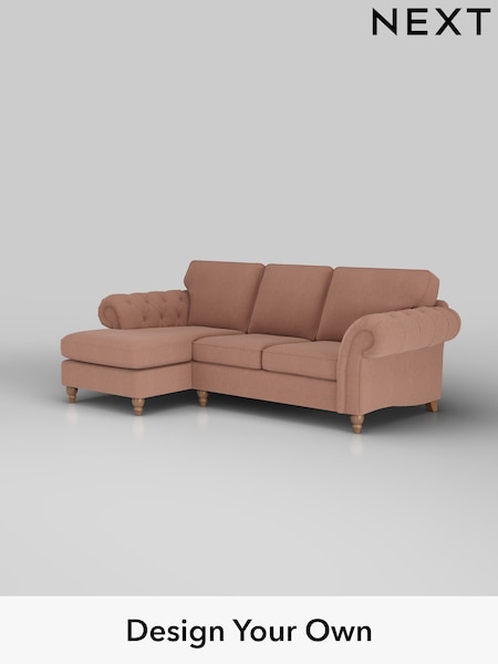 Relaxed Linen Look/Light Rust Brown Gosford Highback Ii Deep Sit (W41950) | £2,525