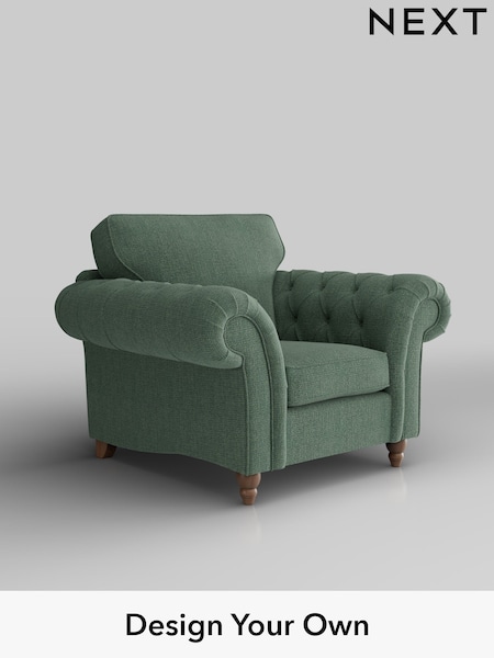 Chunky Texture/Mid Forest Green Gosford Highback Ii Deep Sit (W41954) | £1,075