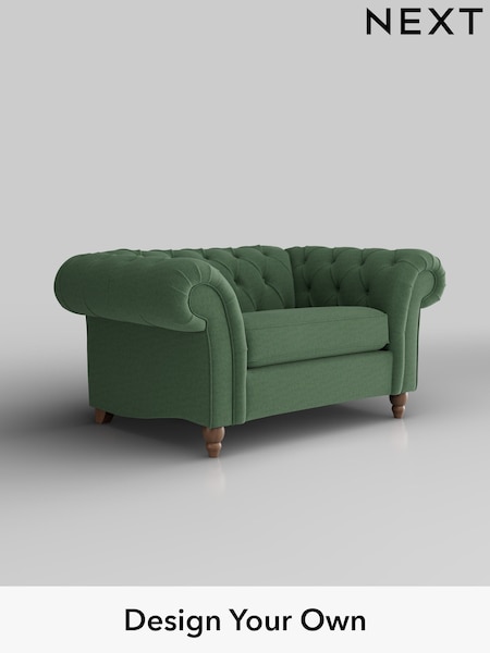 Relaxed Linen Look/Dark Green Gosford Ii Deep Sit (W41955) | £1,175