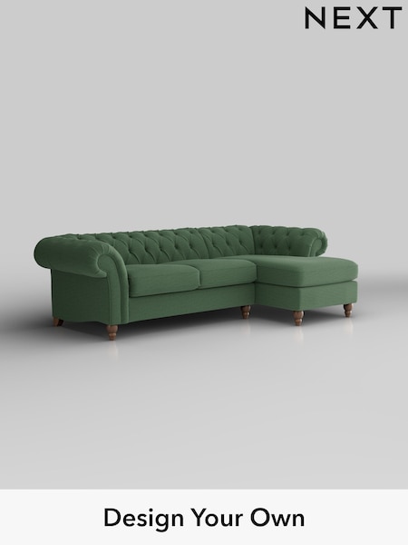Relaxed Linen Look/Dark Green Gosford Ii Deep Sit (W41955) | £2,525