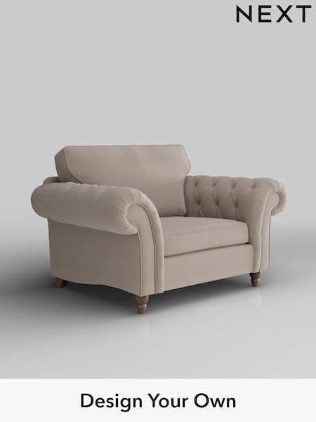 Relaxed Linen Look/Mid Natural Gosford Highback Ii Deep Sit (W41957) | £1,175