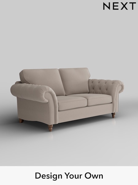 Relaxed Linen Look/Mid Natural Gosford Highback Ii Deep Sit (W41957) | £1,525