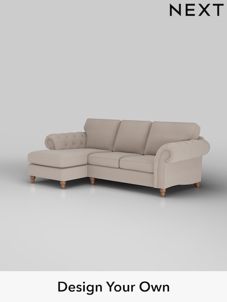 Relaxed Linen Look/Mid Natural Gosford Highback Ii Deep Sit (W41957) | £2,525
