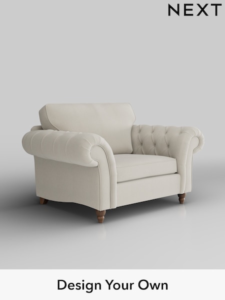 Relaxed Linen Look/Oyster Gosford Highback Ii Deep Sit (W41958) | £1,175