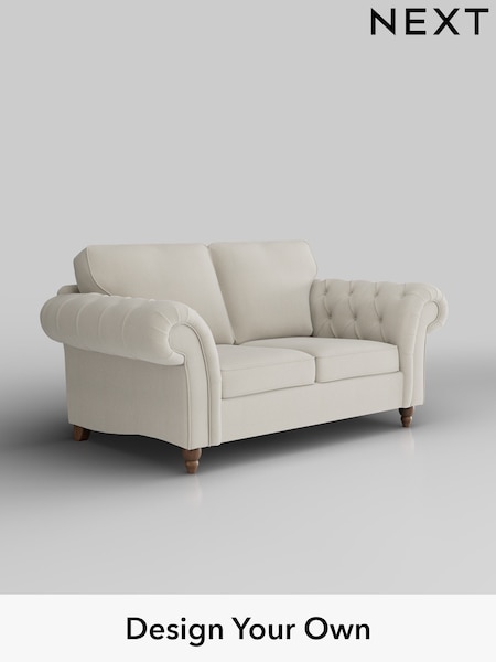 Relaxed Linen Look/Oyster Gosford Highback Ii Deep Sit (W41958) | £1,425