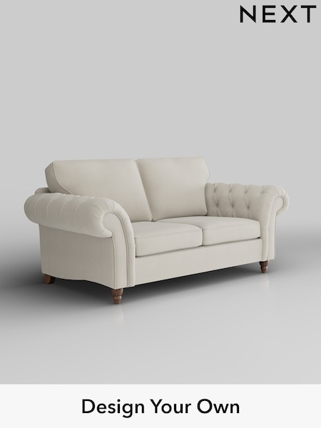 Relaxed Linen Look/Oyster Gosford Highback Ii Deep Sit (W41958) | £1,525