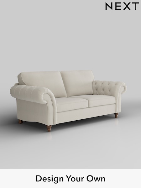 Relaxed Linen Look/Oyster Gosford Highback Ii Deep Sit (W41958) | £1,625