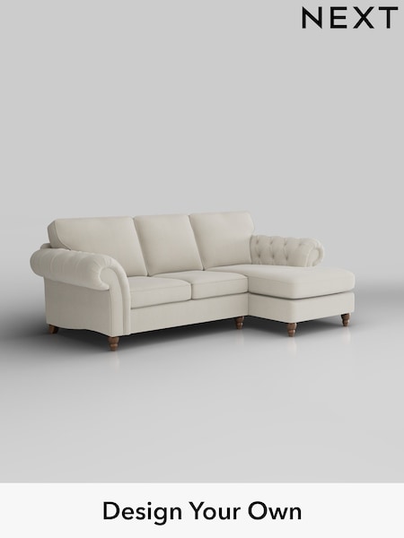 Relaxed Linen Look/Oyster Gosford Highback Ii Deep Sit (W41958) | £2,525