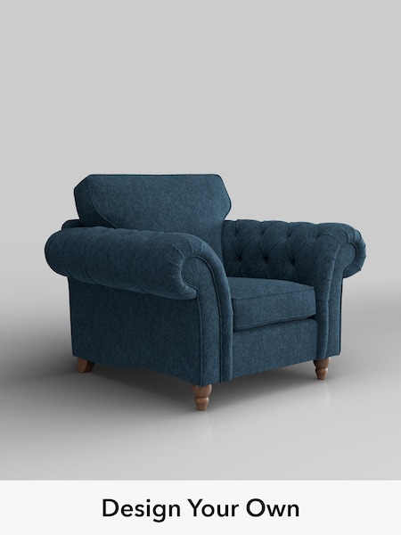 Cotswold Chenille/Dark Blue Gosford Highback Ii Deep Sit (W41960) | £1,075