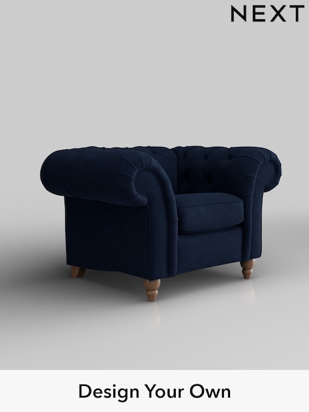 Luxe Chenille/Navy Blue Gosford Ii Deep Sit (W41967) | £1,175