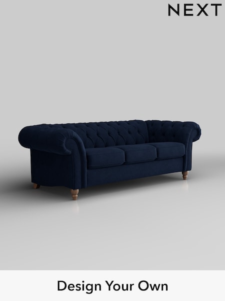 Luxe Chenille/Navy Blue Gosford Ii Deep Sit (W41967) | £1,750