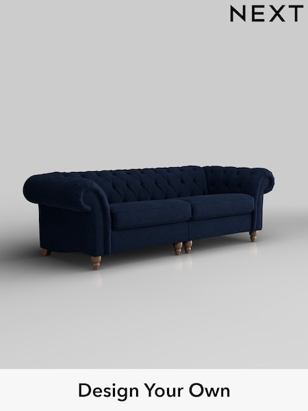 Luxe Chenille/Navy Blue Gosford Ii Deep Sit (W41967) | £1,850