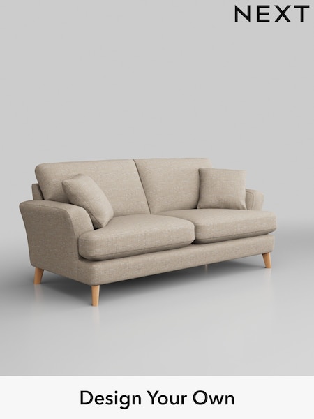 Boucle Weave Easy Clean/Dark Natural Conway Relaxed Sit (W41984) | £1,250