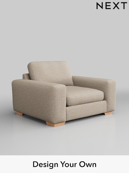Boucle Weave Easy Clean/Dark Natural Houghton Deep Sit (W41988) | £875