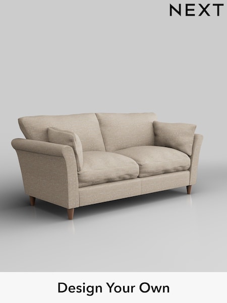 Boucle Weave Easy Clean/Dark Natural Hartley Relaxed Sit (W41989) | £1,175