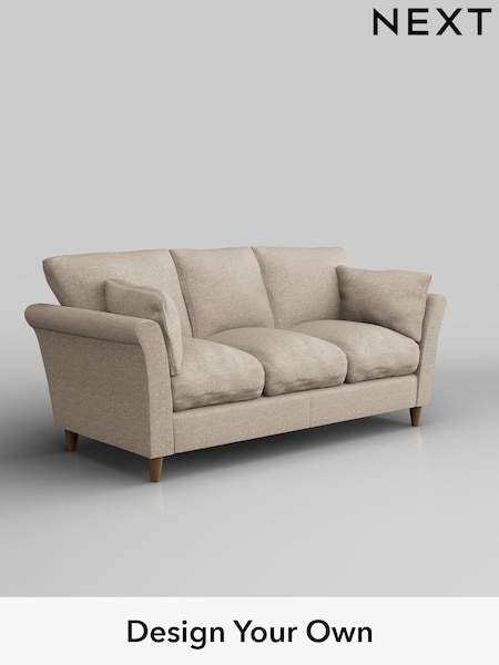 Boucle Weave Easy Clean/Dark Natural Hartley Relaxed Sit (W41989) | £1,175