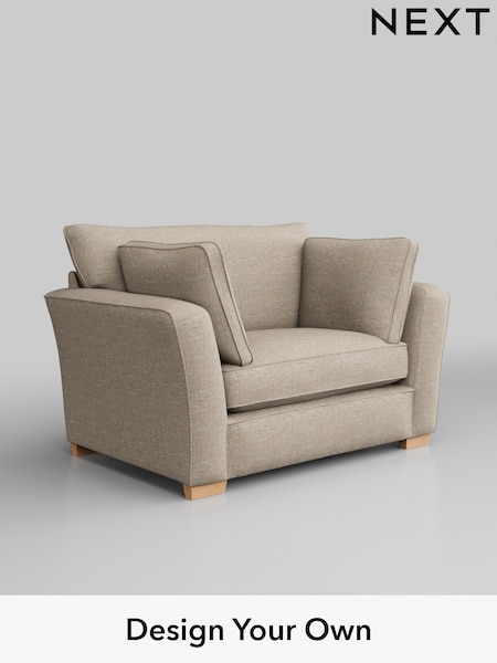 Boucle Weave Easy Clean/Dark Natural Heath Highback (W41990) | £750