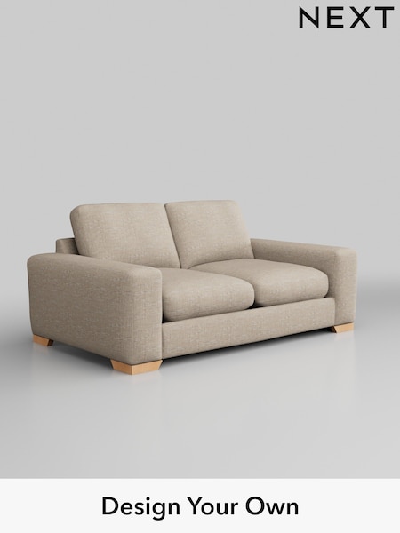 Boucle Weave Easy Clean/Dark Natural Houghton Deep Relaxed Sit (W41991) | £1,199