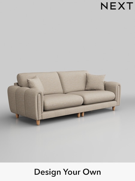 Boucle Weave Easy Clean/Dark Natural Odella (W41992) | £1,375