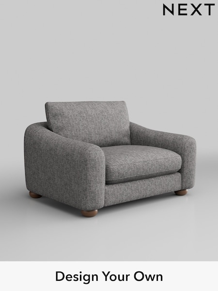 Chunky Boucle Easy Clean/Light Grey Arches (W42001) | £925