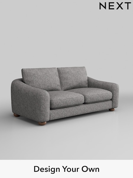 Chunky Boucle Easy Clean/Light Grey Arches (W42001) | £1,225