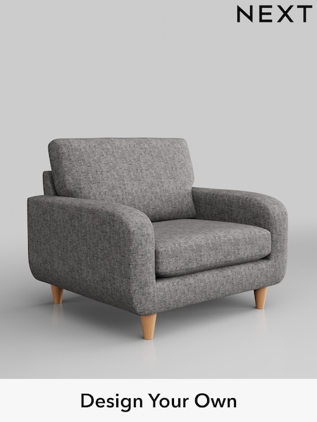 Chunky Boucle Easy Clean/Light Grey Camden (W42002) | £650
