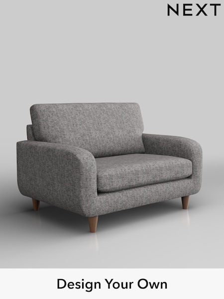 Chunky Boucle Easy Clean/Light Grey Camden (W42002) | £799
