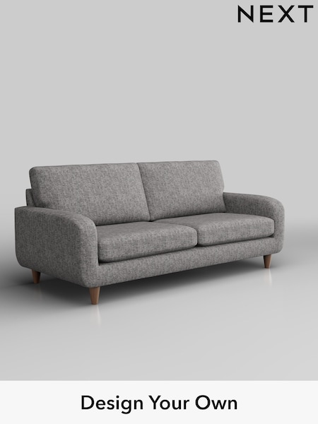 Chunky Boucle Easy Clean/Light Grey Camden (W42002) | £1,099