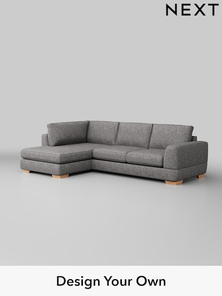 Chunky Boucle Easy Clean/Light Grey Clayton (W42004) | £1,825