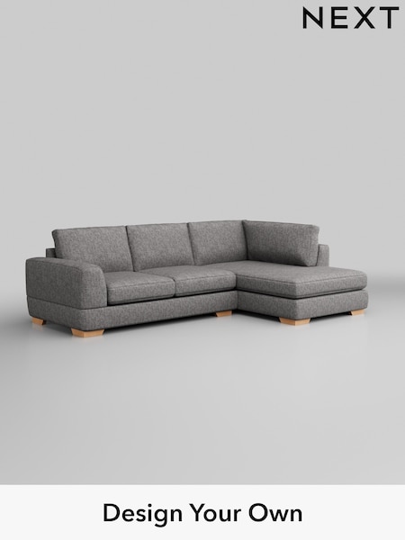 Chunky Boucle Easy Clean/Light Grey Clayton (W42004) | £1,825