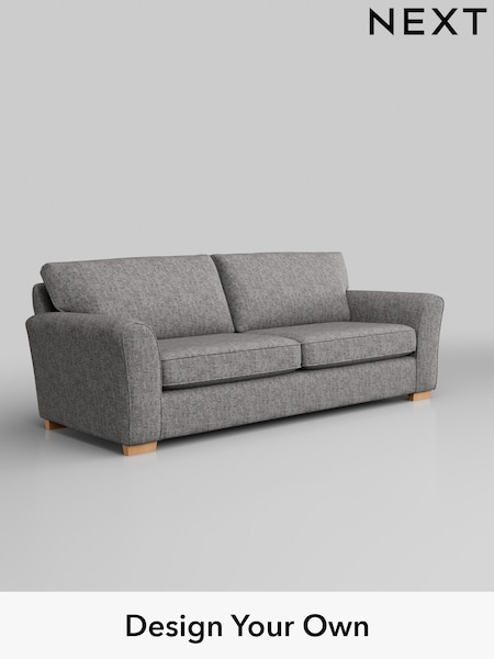 Chunky Boucle Easy Clean/Light Grey Michigan Ii (W42010) | £1,125