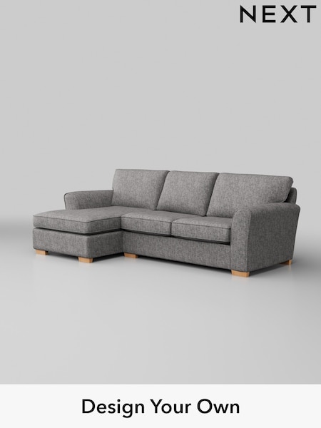 Chunky Boucle Easy Clean/Light Grey Michigan Ii (W42010) | £1,525