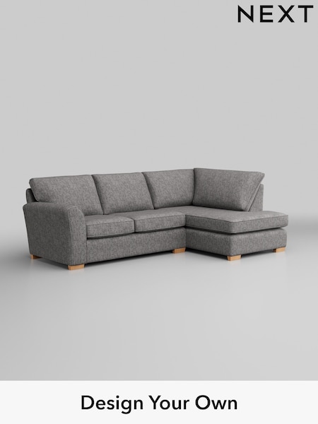Chunky Boucle Easy Clean/Light Grey Michigan Ii (W42010) | £1,550