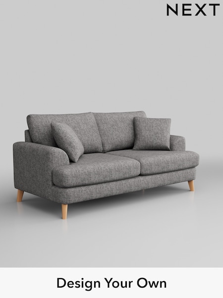 Chunky Boucle Easy Clean/Light Grey Parker (W42013) | £1,375