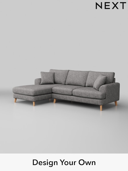 Chunky Boucle Easy Clean/Light Grey Parker (W42013) | £2,150