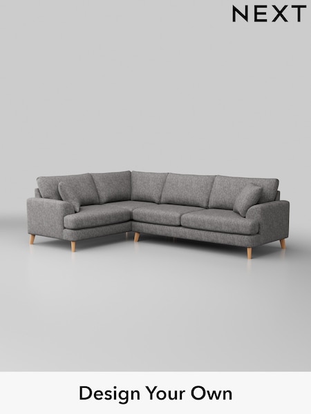 Chunky Boucle Easy Clean/Light Grey Parker (W42013) | £2,425