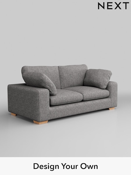 Chunky Boucle Easy Clean/Light Grey N Premium The Snuggle Grand (W42016) | £1,799