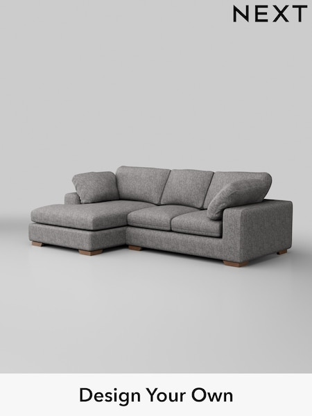 Chunky Boucle Easy Clean/Light Grey N Premium The Snuggle Grand (W42016) | £2,575