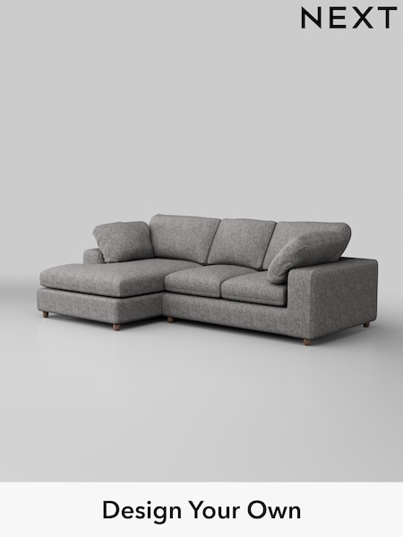 Chunky Boucle Easy Clean/Light Grey N Premium The Snuggle Grand (W42016) | £2,575