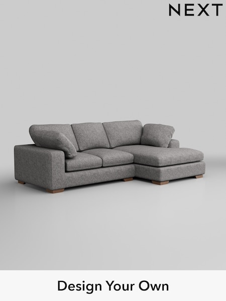 Chunky Boucle Easy Clean/Light Grey N Premium The Snuggle Grand (W42016) | £2,575