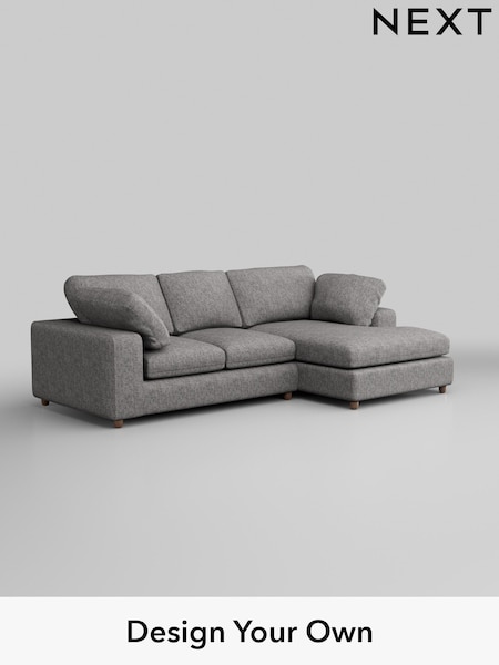 Chunky Boucle Easy Clean/Light Grey N Premium The Snuggle Grand (W42016) | £2,575