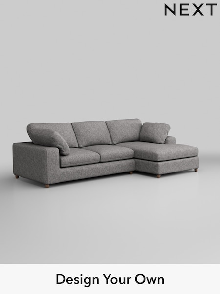 Chunky Boucle Easy Clean/Light Grey N Premium The Snuggle Grand (W42016) | £2,675