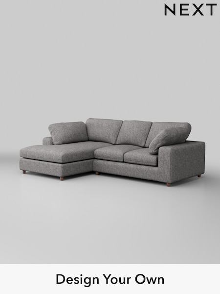 Chunky Boucle Easy Clean/Light Grey N Premium The Snuggle Grand (W42016) | £2,650