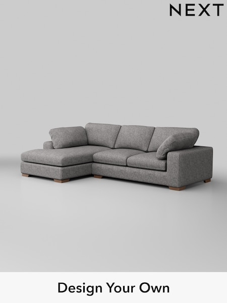 Chunky Boucle Easy Clean/Light Grey N Premium The Snuggle Grand (W42016) | £2,750