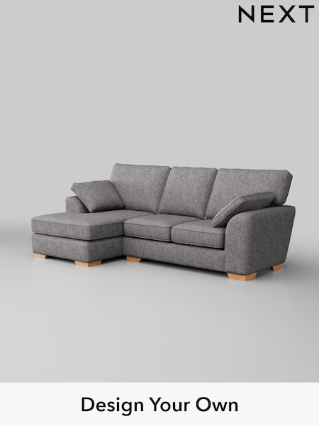 Chunky Boucle Easy Clean/Light Grey Stamford (W42019) | £1,799