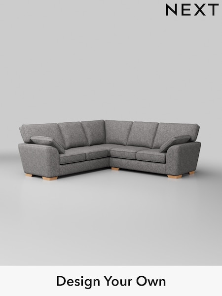 Chunky Boucle Easy Clean/Light Grey Stamford (W42019) | £2,350