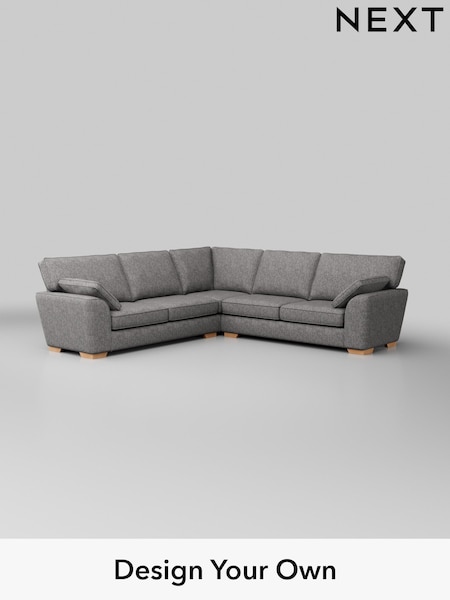 Chunky Boucle Easy Clean/Light Grey Stamford (W42019) | £2,550