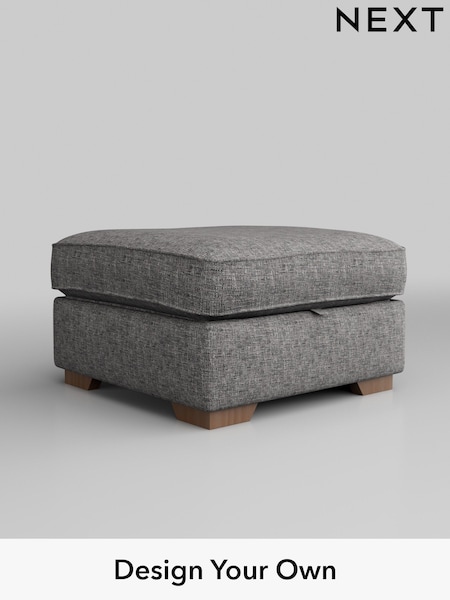Chunky Boucle Easy Clean/Light Grey Stamford Highback (W42020) | £499